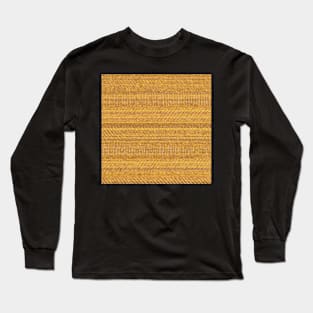 Yellow vinyl texture Long Sleeve T-Shirt